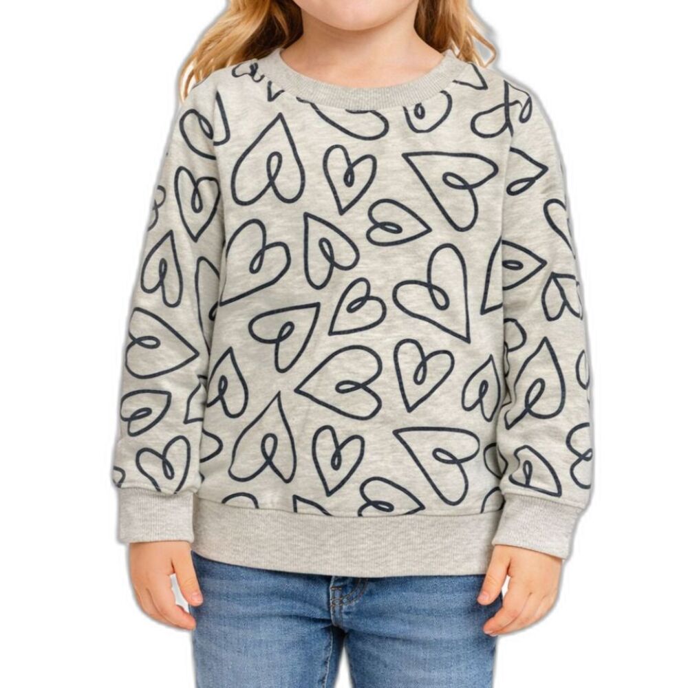 🔥 5 for $30 🔥 Cat & Jack Girls Pullover Heart Sweatshirt | Size 4T